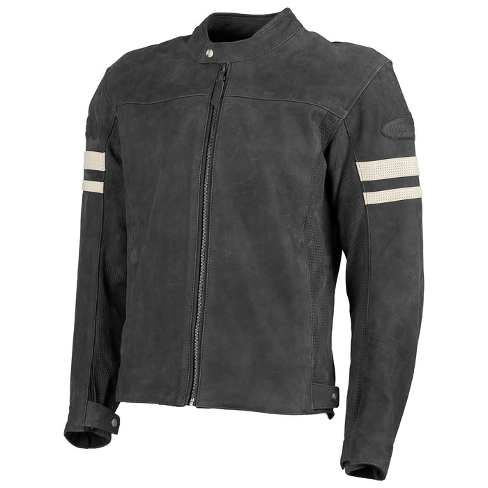 JOE ROCKET CLASSIC 92 LEATHER JACKET 2025 in Black/White