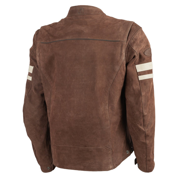 JOE ROCKET CLASSIC 92 LEATHER JACKET 2025 in Brown/White