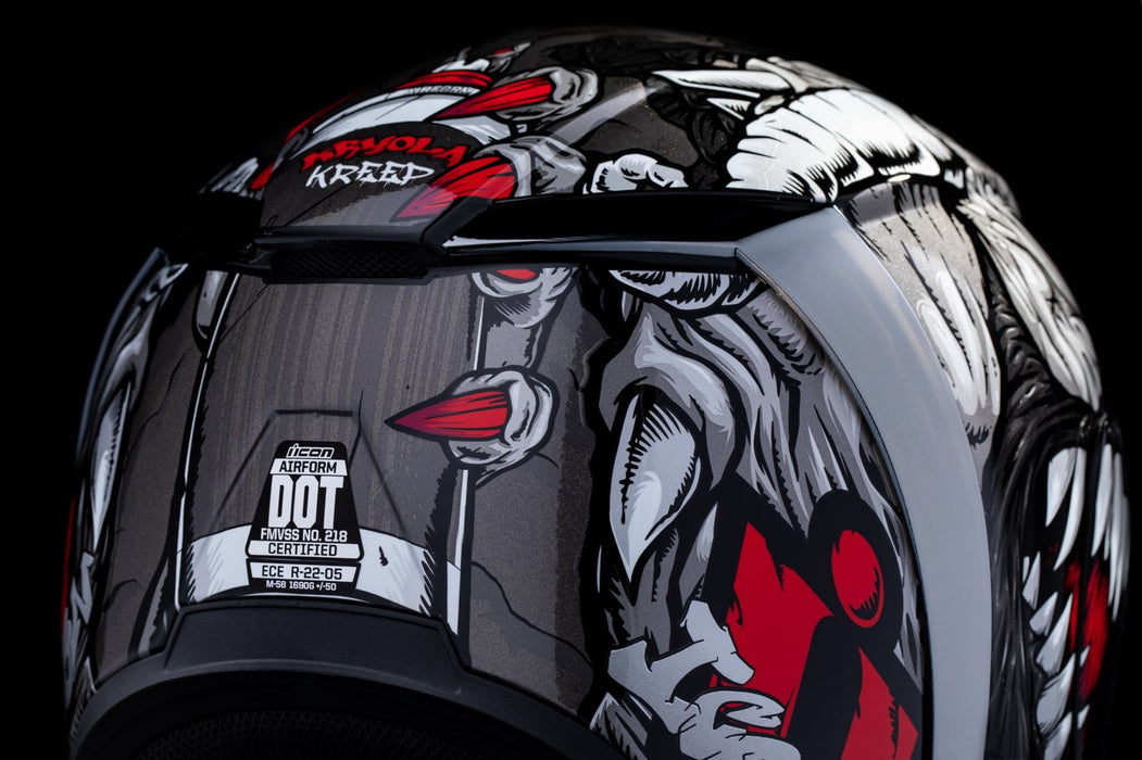 icon Airform Mips Krayola Kreep Helmet 2025 in silver