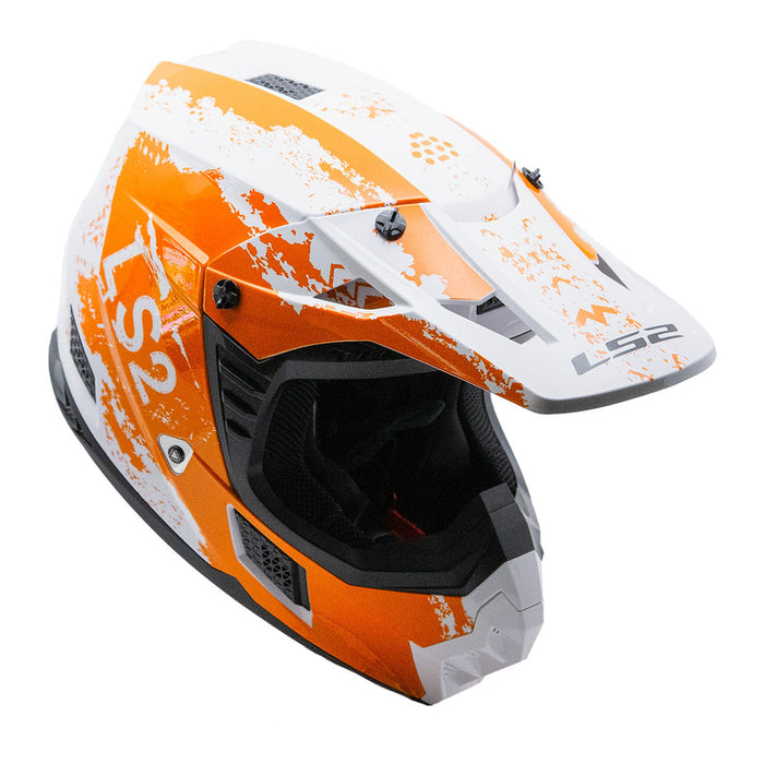 LS2 COZ HYDE HELMET 2026 in Orange/White