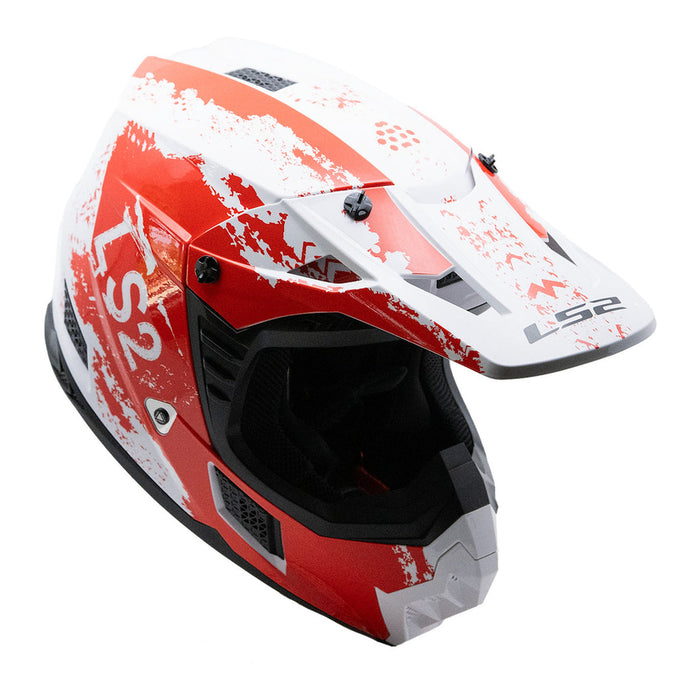 LS2 COZ HYDE HELMET 2026 in Red/White