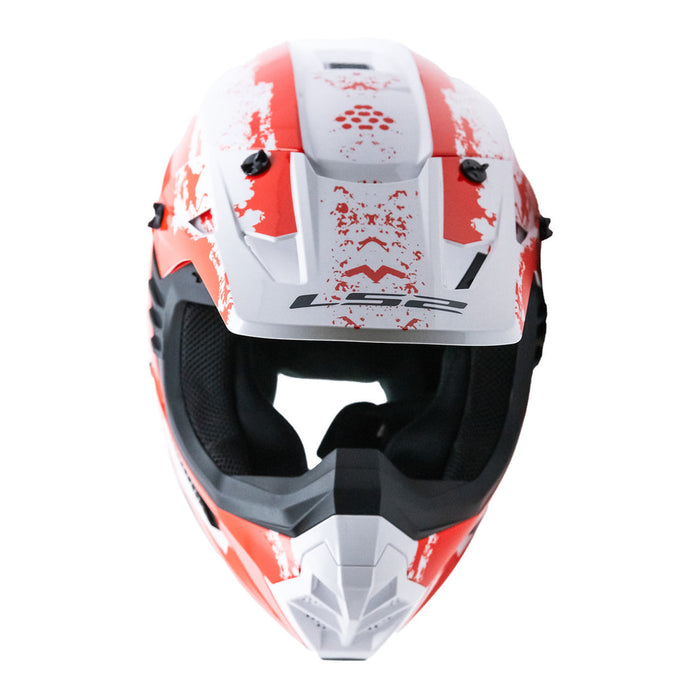 LS2 COZ HYDE HELMET 2026 in Red/White