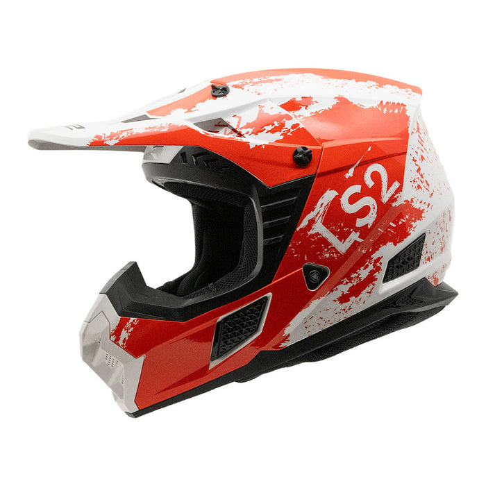 LS2 COZ HYDE HELMET 2026 in Red/White