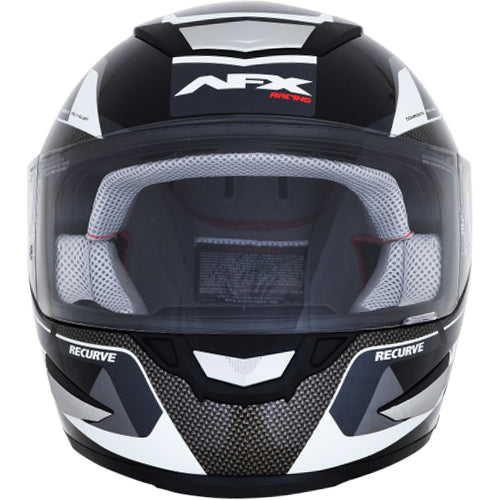 AFX FX-99 Recurve Helmet in Black/White