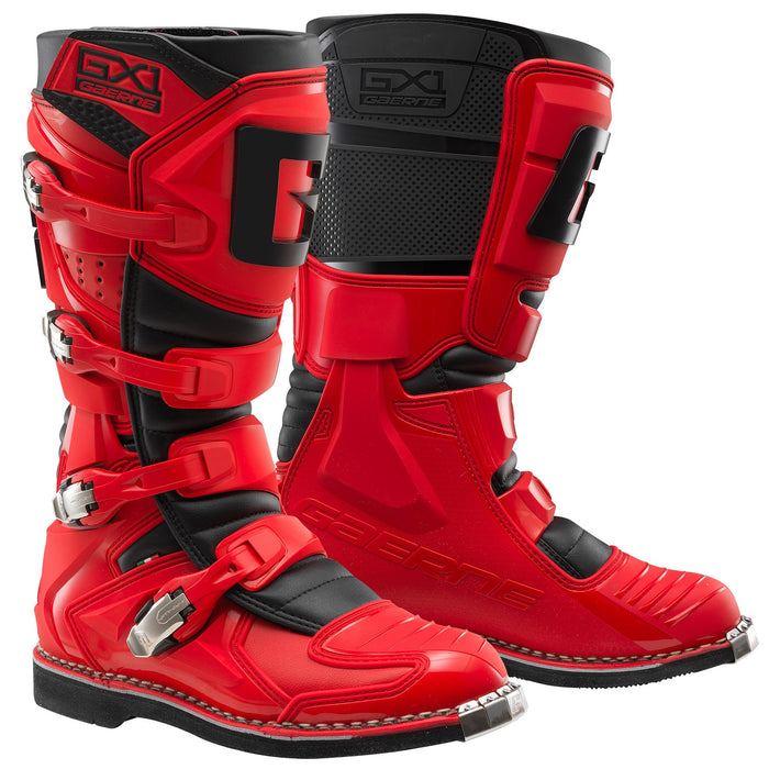 Gaerne GX1 Goodyear Boots in Red/Black 