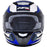 AFX FX-99 Recurve Helmet in Pearl White/Blue