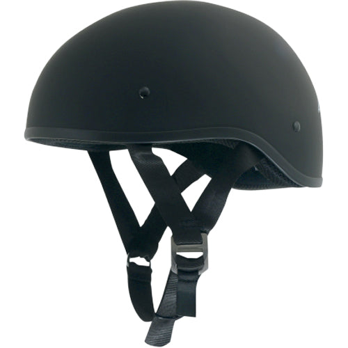 AFX FX-200 Slick Beanie-Style Half Helmet in Flat Black