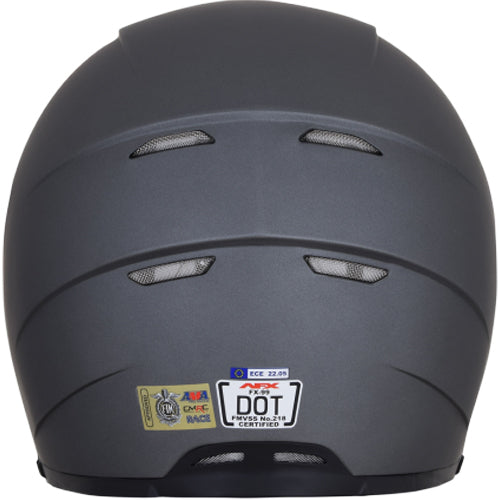 AFX FX-99 Solid Helmet in Frost Gray