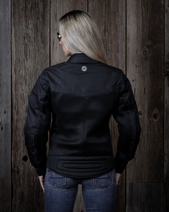 HELGRADE LIVELY WOMEN'S MESH JACKET in Black