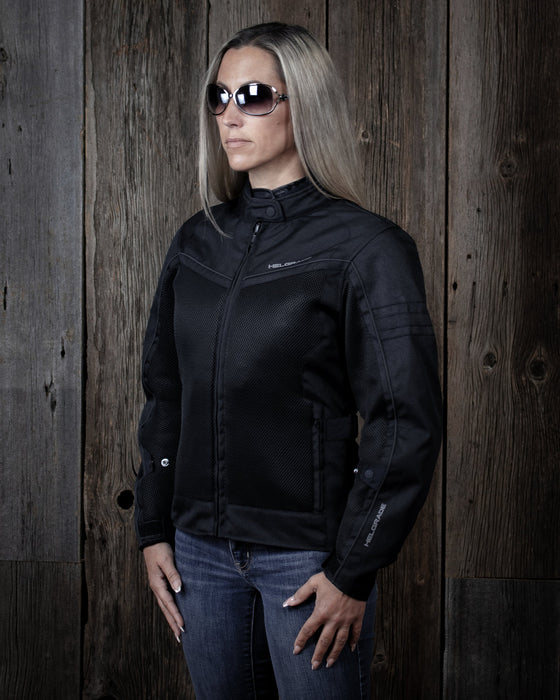 HELGRADE LIVELY WOMEN'S MESH JACKET in Black