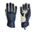 HELGRADE LOREN WATER RESISTANT LEATHER GLOVES in Cream/Black