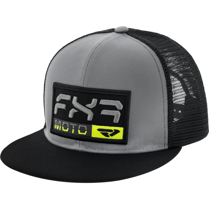 FXR Moto Hat in Grey/Black