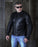 HELGRADE MADSEN LEATHER JACKET in Black
