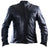 HELGRADE MADSEN LEATHER JACKET in Black