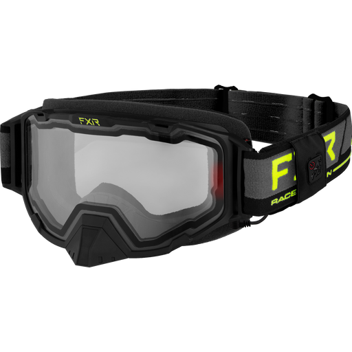 FXR Maverick Cordless Electric Goggle in HiVis/Black