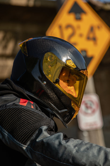 Icon Airframe Pro Carbon 4Tress Helmet 2025 In Yellow