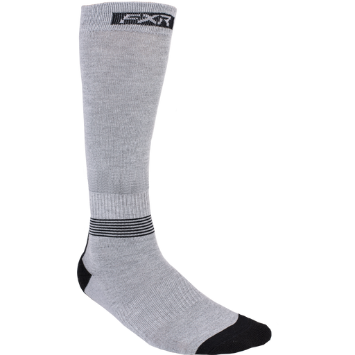FXR Mission Performance Sock (1 Pack) in Grey Heather/Black