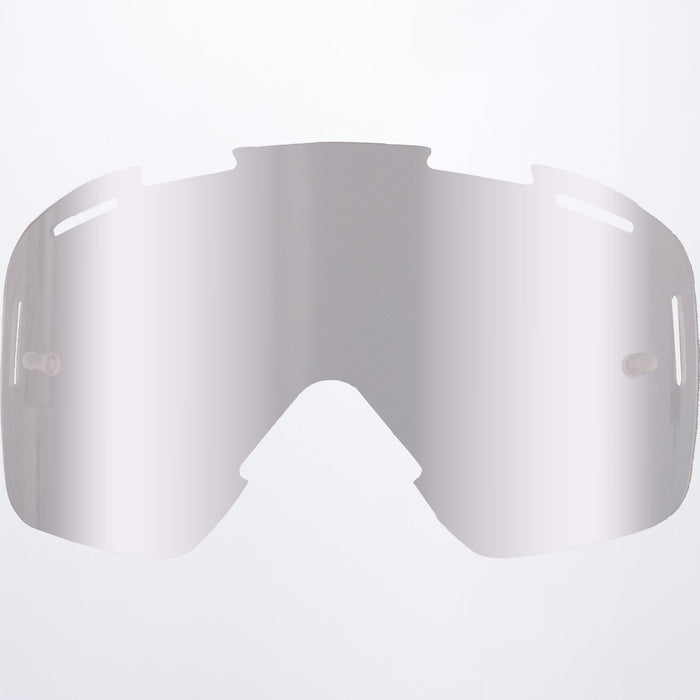 FXR Mission Single Lens with Posts in Platinum