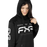 FXR Unisex Moto Tech Pullover Hoodie in Black/White