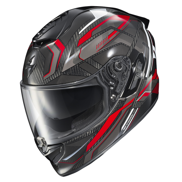 Scorpion EXO-ST14000 Evo Carbon Hex Helmet in Matte Grey