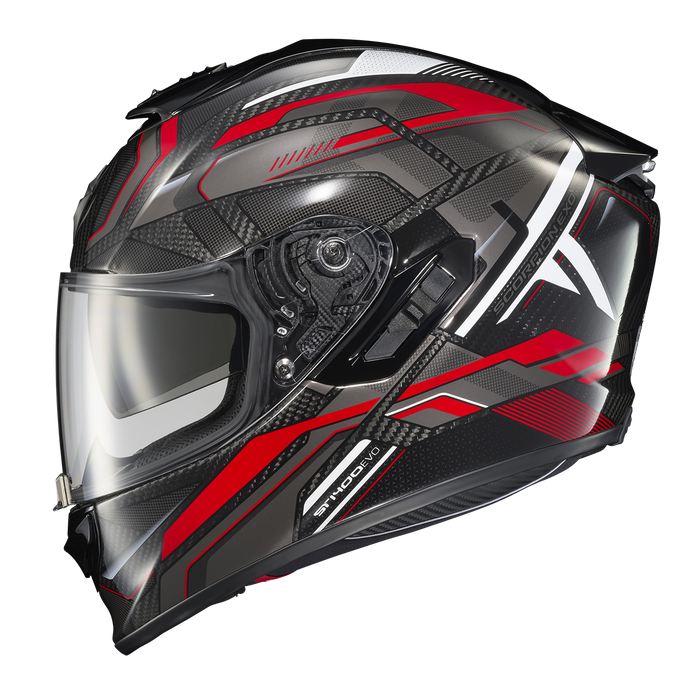 Scorpion EXO-ST14000 Evo Carbon Hex Helmet in Matte Grey