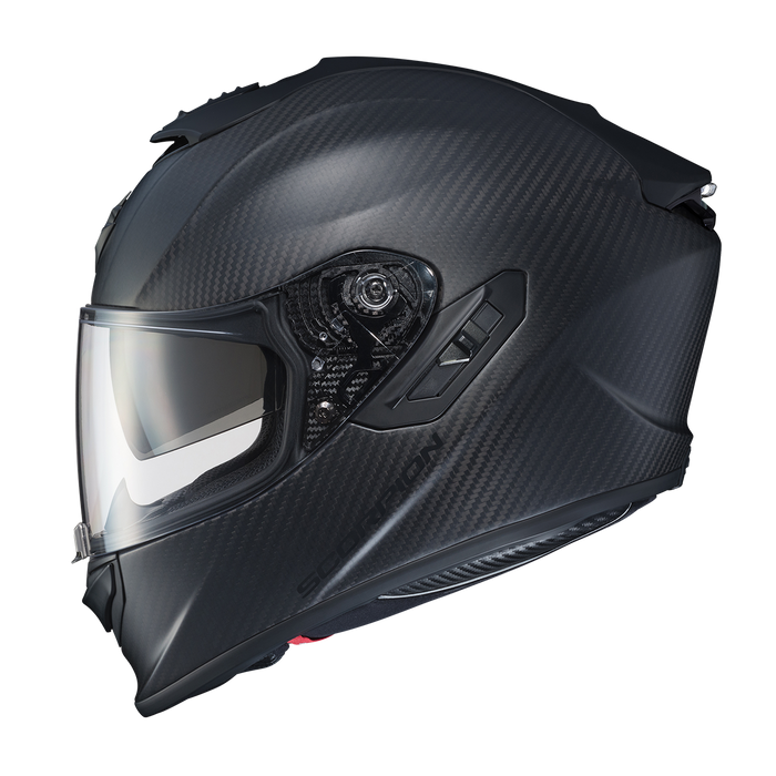 Scorpion EXO-ST14000 Evo Carbon Solid Helmet in Matte Black