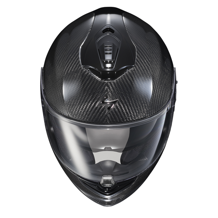 Scorpion EXO-ST14000 Evo Carbon Solid Helmet in Gloss Black