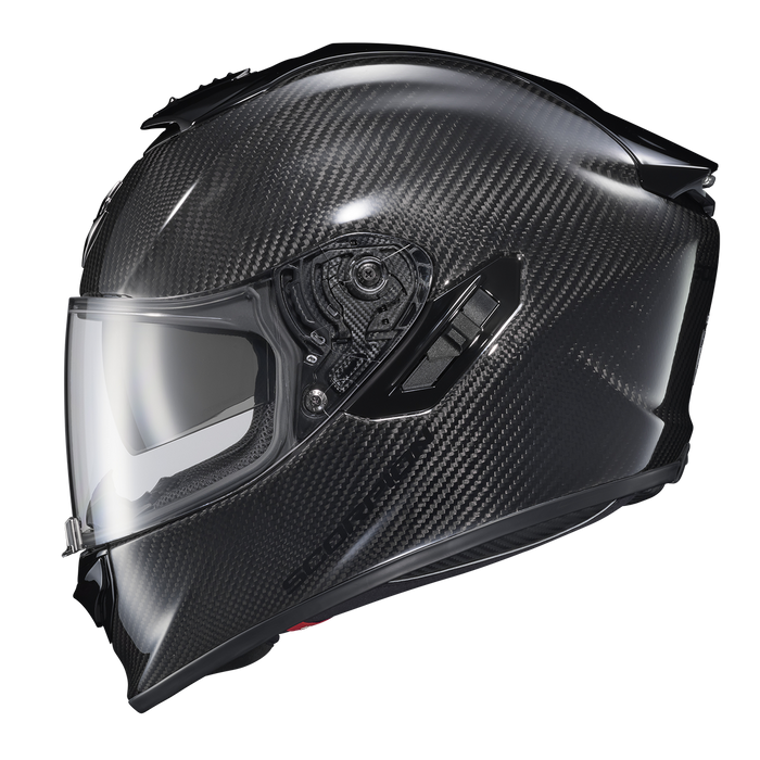 Scorpion EXO-ST14000 Evo Carbon Solid Helmet in Gloss Black