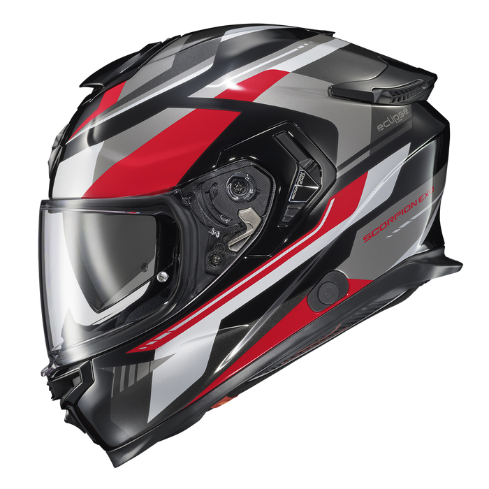 Scorpion Eclipse Lunar Helmet 2025 in Red/White/Black
