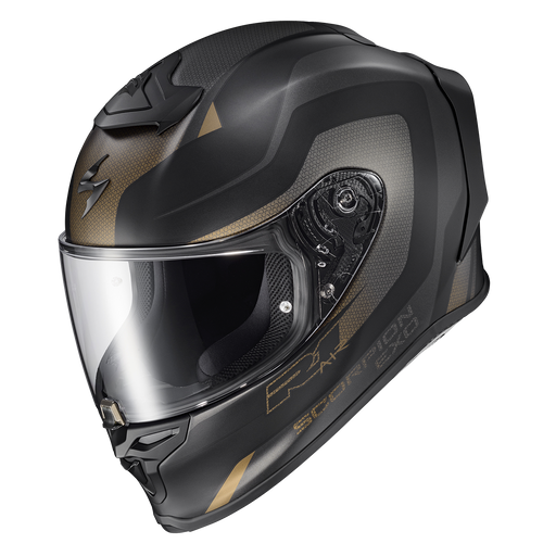 Scorpion EXO-R1 Air Hive Helmet 2025 in Black/Gold