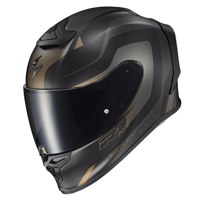 Scorpion EXO-R1 Air Hive Helmet 2025 in Black/Gold