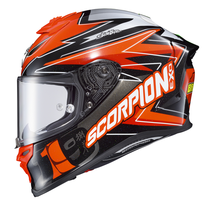 Scorpion EXO-R1 Air Bautista Replica Helmet 2025 in Replica Red
