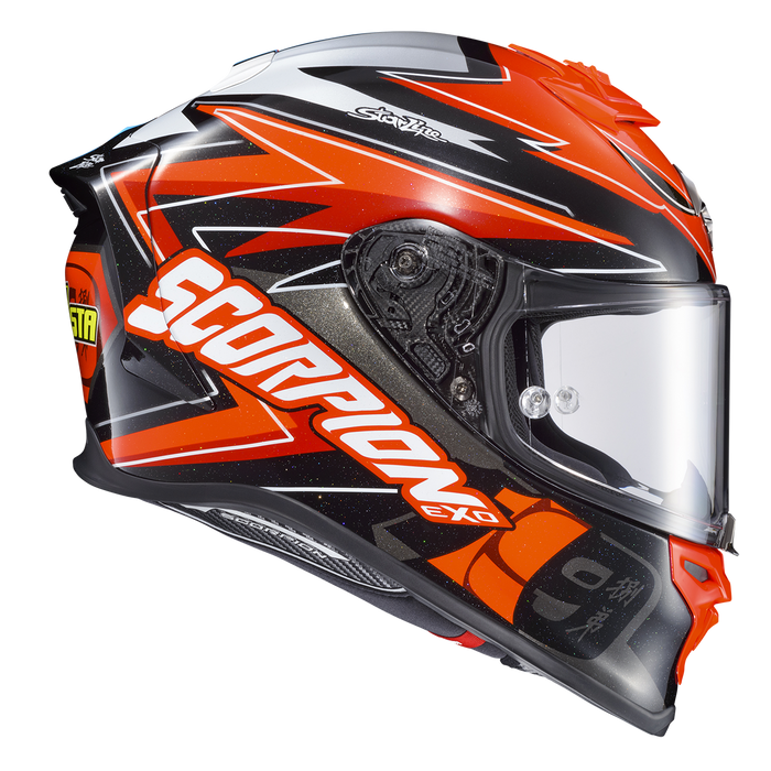 Scorpion EXO-R1 Air Bautista Replica Helmet 2025 in Replica Red