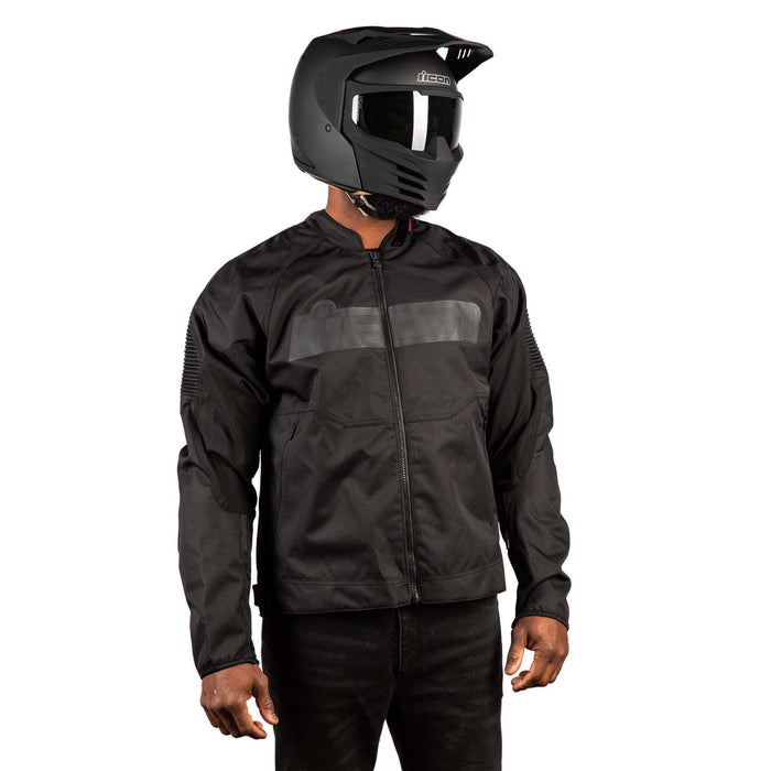 ICON MEN’S OVERLORD3™ JACKETS 2025 in Black
