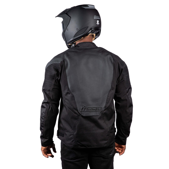 ICON  MEN’S OVERLORD3™ LEATHER JACKETS 2025 in Black