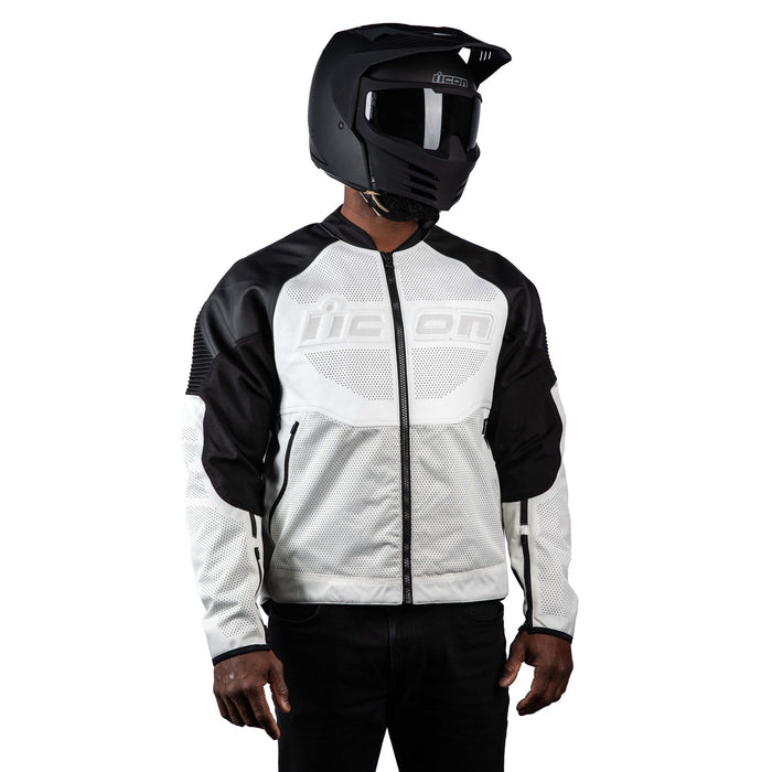 ICON  MEN’S OVERLORD3™ LEATHER JACKETS 2025 in White