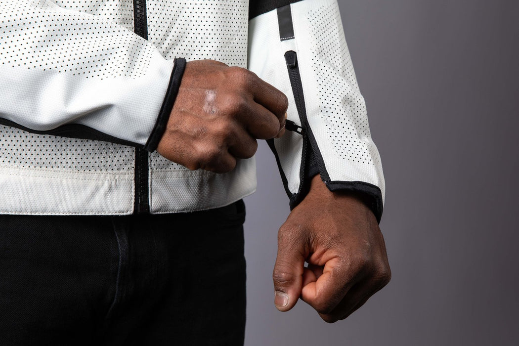 ICON  MEN’S OVERLORD3™ LEATHER JACKETS 2025 in White