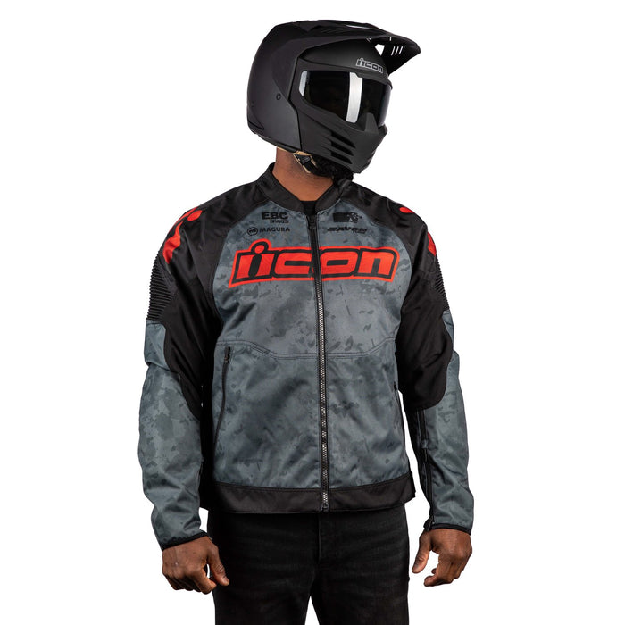 ICON OVERLORD3™ JACKET MAGNACROSS™ 2025 in Camo Gray