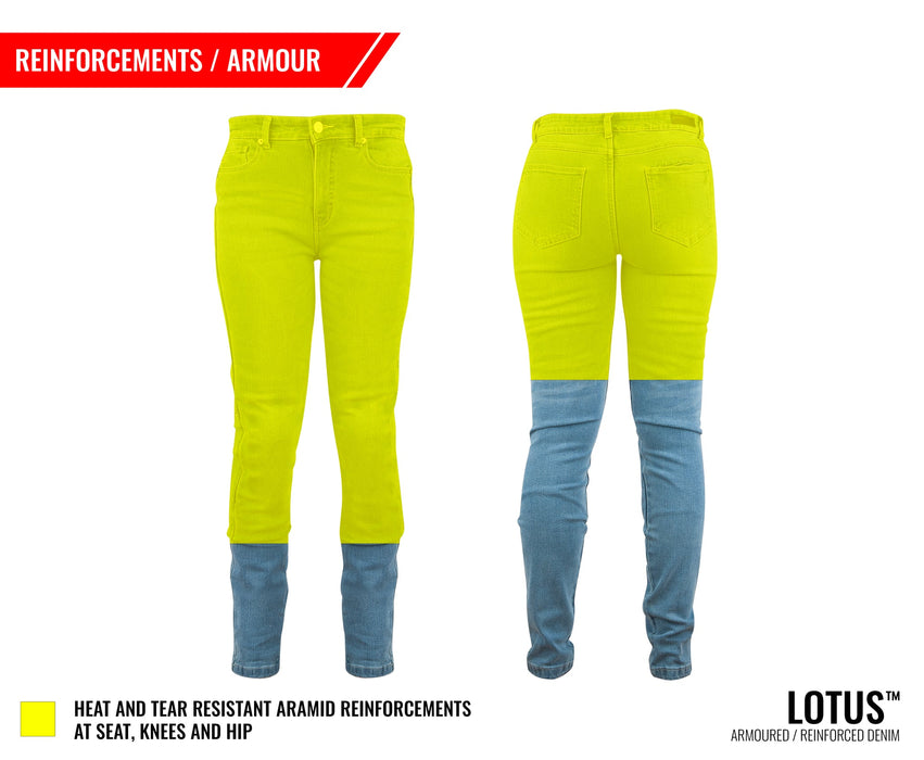 JOE ROCKET LOTUS WOMEN'S ARMOURED/REINFORCED DENIM 2025 in Blue