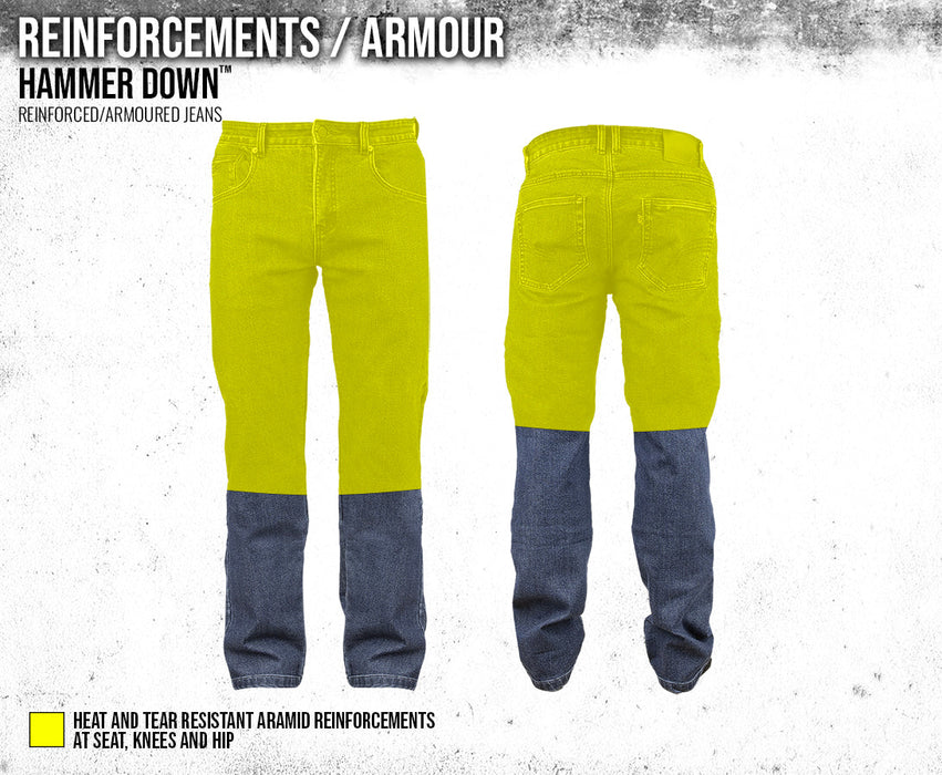 SPEED & STRENGTH HAMMER DOWN™ ARMOURED/REINFORCED JEANS - 34" INSEAM 2025 in Blue