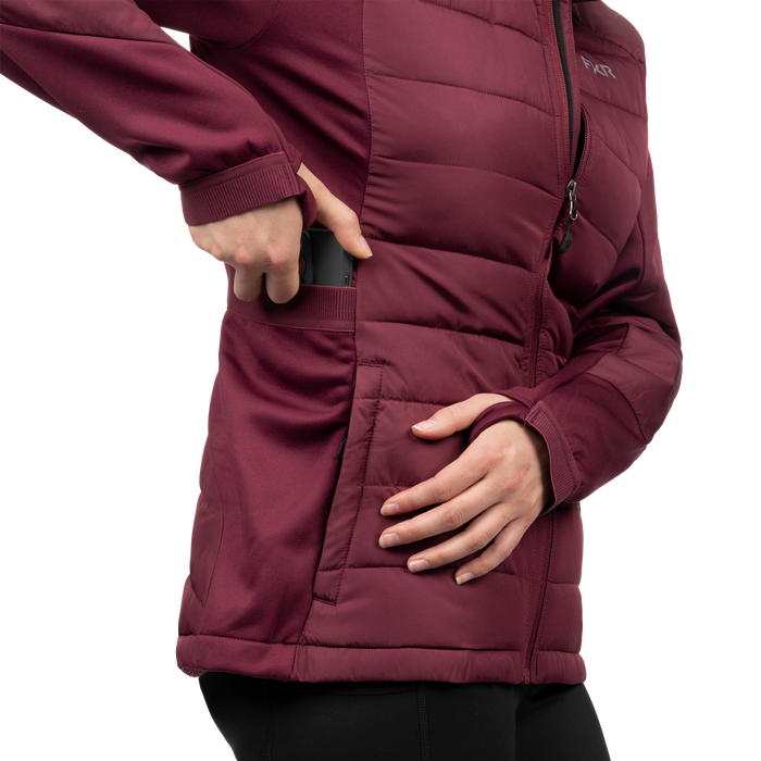 Phoenix Quilted Women's Hoodie