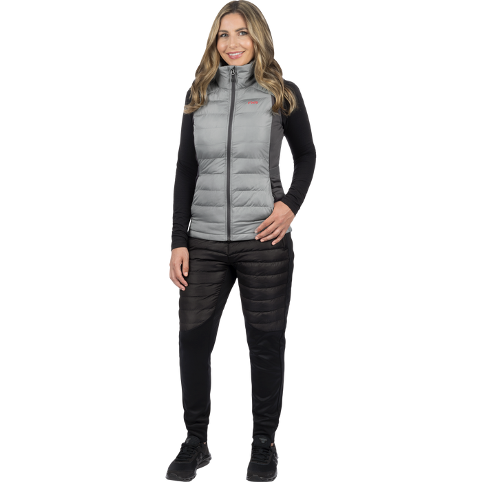 FXR Phoenix Quilted Women's Vest in Grey/Charcoal