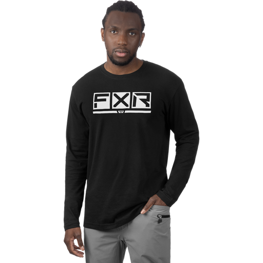 FXR Podium Premium Longsleeve in Black/White