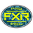 FXR Pro Fish Round Sticker 3” in Blue Camo/HiVis