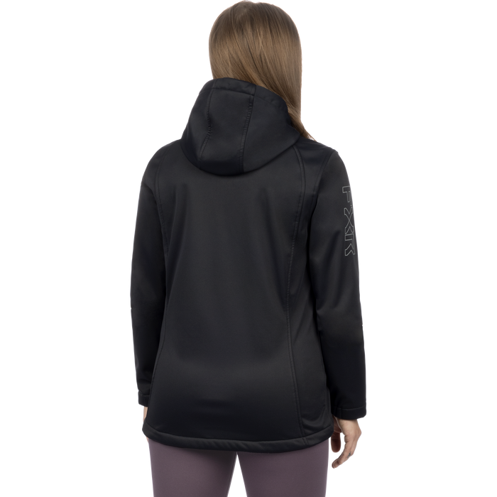 FXR Pulse Softshell Women's Jacket in Black/Grey