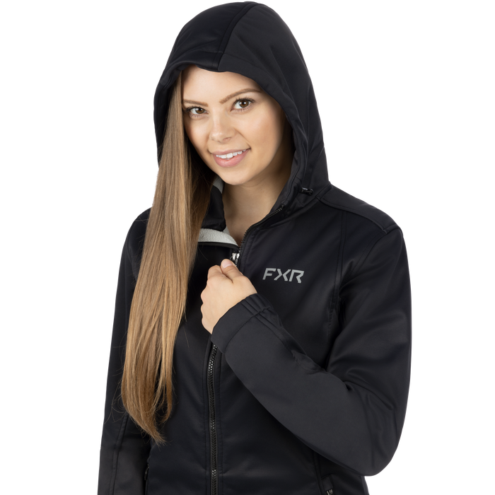 FXR Pulse Softshell Women's Jacket in Black/Grey