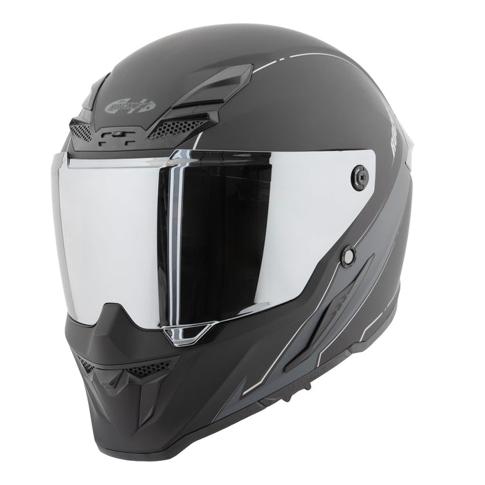 JOE ROCKET RKT 240-SERIES SOLAR FLARE HELMET 2025 in Solar Flare - Matte Black/Silver