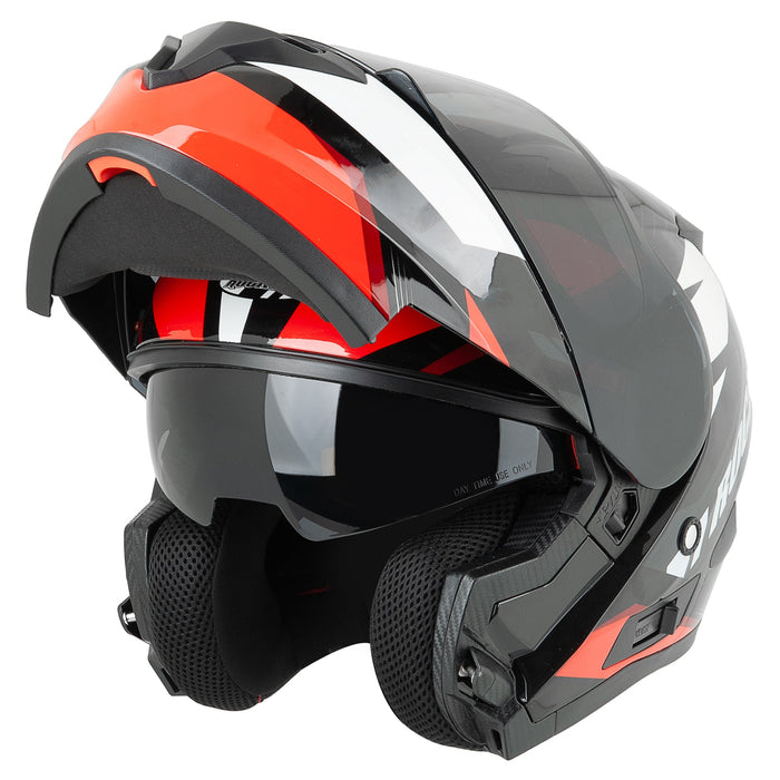 JOE ROCKET RKT-303 SERIES ALTER EGO™ HELMET in Gloss Red/Grey