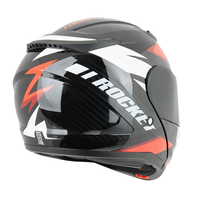 JOE ROCKET RKT-302 SERIES ALTER EGO™ HELMET in Gloss Red/Grey