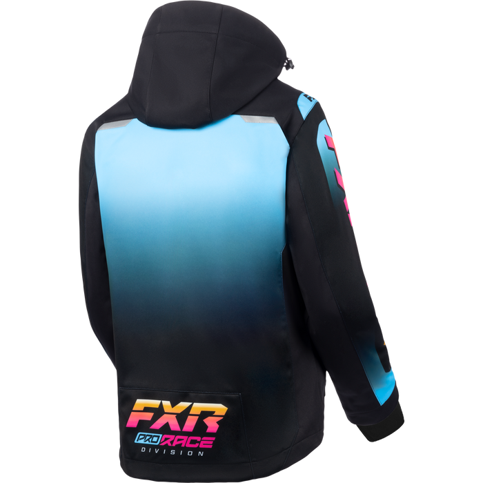 FXR RRX Women's Jacket in Sky Blue/Fuchsia/Tangerine